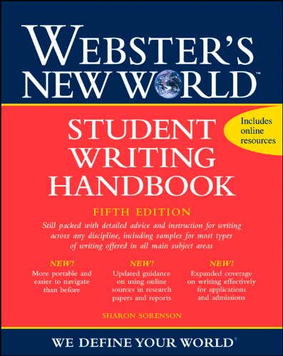 9780470435397: Webster's New World Student Writing Handbook