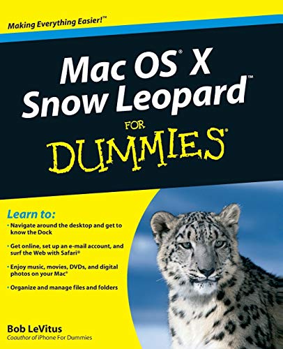 Mac OS X Snow Leopard For Dummies (9780470435434) by LeVitus, Bob