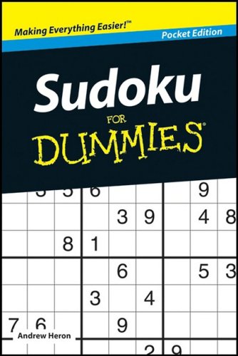 Beispielbild fr Sudoku for Dummies, Pocket Edition 2009 zum Verkauf von Wonder Book