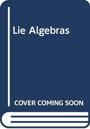 9780470435939: Lie Algebras