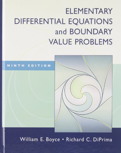 Elementary Differential Equations and Boundary Value Problems 9E with WileyPlus Set Edition: Ninth (9780470437148) by William E. Boyce
