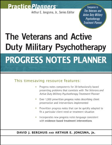 9780470440971: The Veterans and Active Duty Military Psychotherapy Progress Notes Planner: 260 (PracticePlanners)
