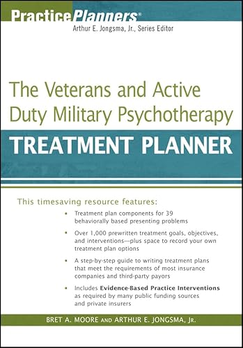 Beispielbild fr The Veterans and Active Duty Military Psychotherapy Treatment Planner zum Verkauf von Better World Books