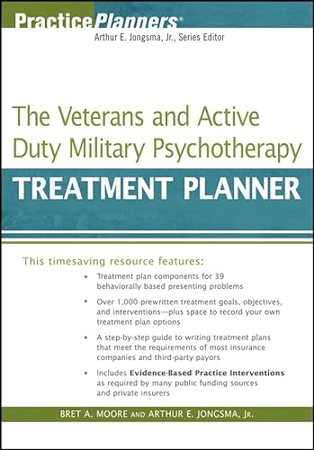 Imagen de archivo de The Veterans and Active Duty Military Psychotherapy Treatment Planner a la venta por Goodwill of Colorado