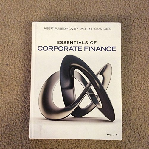 Beispielbild fr Essentials of Corporate Finance zum Verkauf von HPB-Red