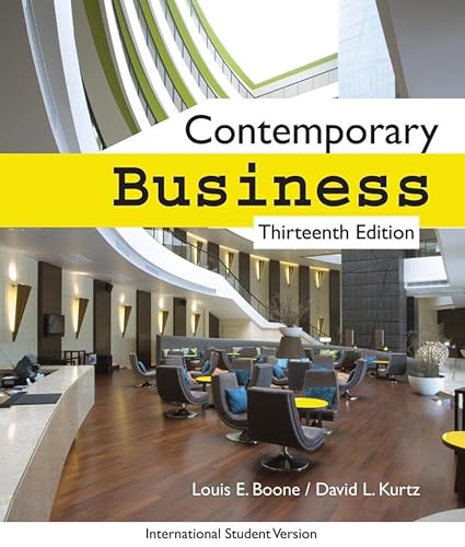 9780470445594: Contemporary Business, International Student Version