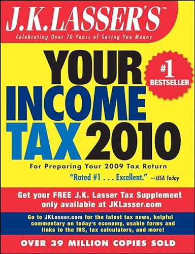 9780470447116: J. K. Lasser's Your Income Tax: For Preparing Your 2009 Tax Return