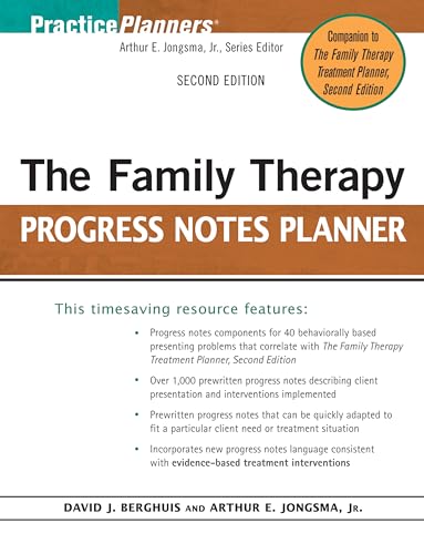 Stock image for The Family Therapy Progress Notes Planner for sale by Blackwell's