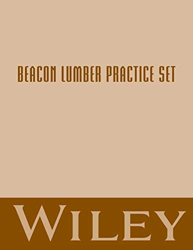 9780470449257: Beacon Lumber Practice Set: An Active-Learning Introduction to the Accounting Cycle
