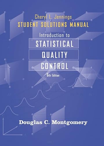 9780470449486: Student Solutions Manual (Introduction to Statistical Quality Control)