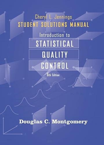 9780470449486: Student Solutions Manual to accompany Introduction to Statistical Quality Control