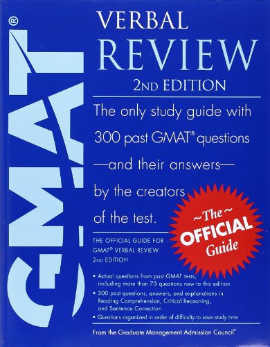 9780470449752: The Official Guide for GMAT Verbal Review, 2nd Edition