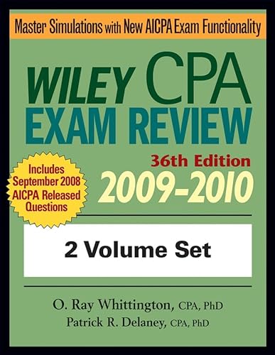 9780470453346: Wiley CPA Exam Review 2009-2010