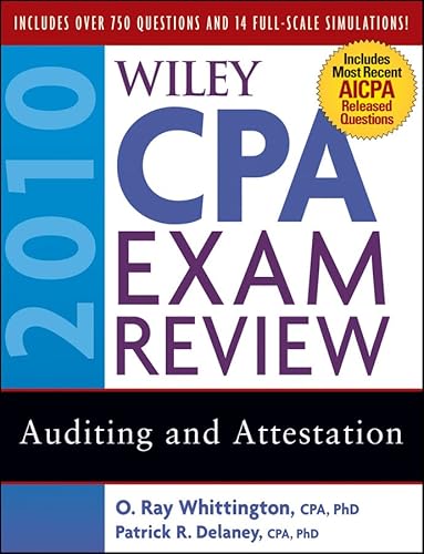9780470453490: Wiley CPA Exam Review 2010: Auditing and Attestation