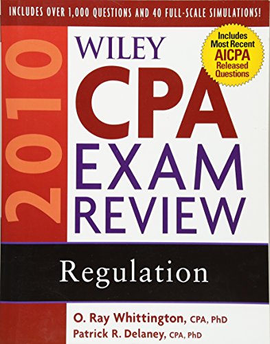 Stock image for Wiley CPA Exam Review 2010: Regulation for sale by Phatpocket Limited