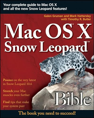 Imagen de archivo de Mac OS X Snow Leopard Bible a la venta por Better World Books