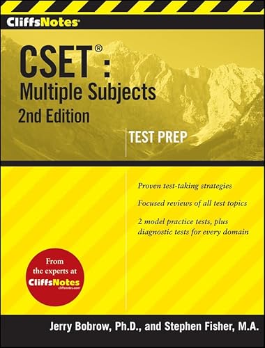 Imagen de archivo de CliffsNotes CSET: Multiple Subjects (Cliffsnotes Testprep) a la venta por KuleliBooks
