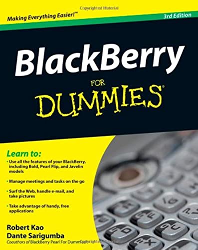 9780470457627: BlackBerry For Dummies