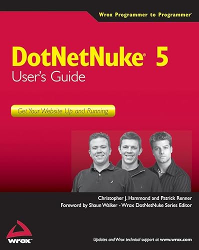 Stock image for DotNetNuke 5 User's Guide: Get Your Website Up and Running for sale by HPB-Red