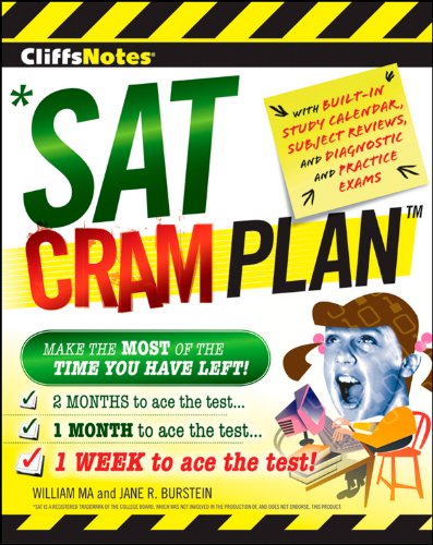 Beispielbild fr SAT Cram Plan zum Verkauf von Better World Books