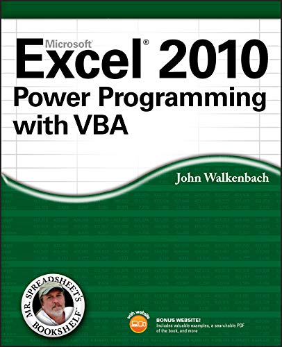 Stock image for Excel 2010 Power Programming with VBA for sale by Better World Books: West