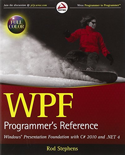 Beispielbild fr WPF Programmer?s Reference: Windows Presentation Foundation with C# 2010 and .NET 4 (Wrox Programmer to Programmer) zum Verkauf von WorldofBooks