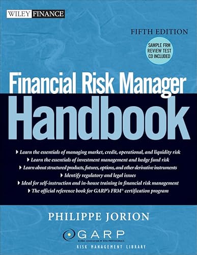 Imagen de archivo de Financial Risk Manager Handbook (Wiley Finance) a la venta por ZBK Books