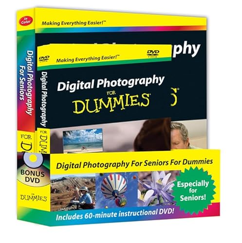 9780470479926: Digital Photography For Seniors For Dummies, DVD + Book Bundle