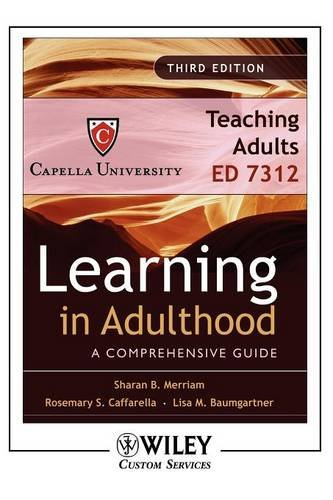 Stock image for Learning in Adulthood 3e Chapters 8 and 9 for Capella for sale by HPB-Red
