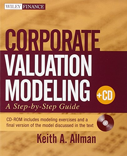 Imagen de archivo de Corporate Valuation Modeling : A Step-by-Step Guide a la venta por Better World Books: West