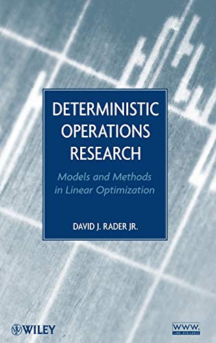 Image d'archives pour Deterministic Operations Research: Models and Methods in Linear Optimization mis en vente par BooksRun