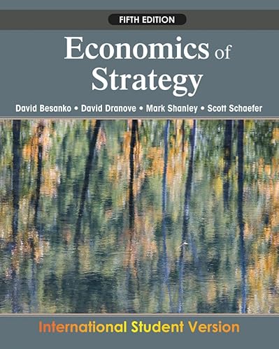 9780470484838: Economics of Strategy