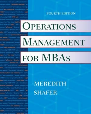9780470485767: Operations Management for MBAs