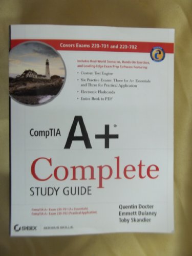 Beispielbild fr Comptia A+ : Exams 220-701 and 220-702 zum Verkauf von Better World Books Ltd