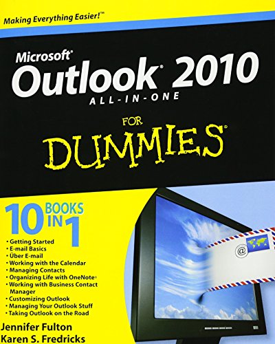 Outlook 2010 All-in-One For Dummies (9780470487730) by Fulton, Jennifer; Fredricks, Karen S.