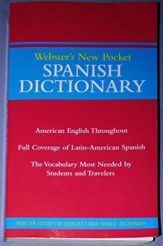 Imagen de archivo de Webster's New Pocket Spanish Dictionary - STAPLES a la venta por More Than Words