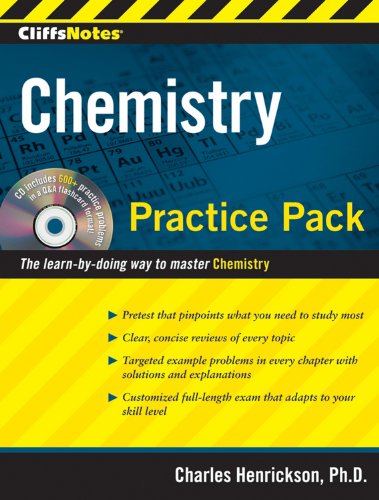 Beispielbild fr CliffsNotes Chemistry Practice Pack zum Verkauf von PlumCircle