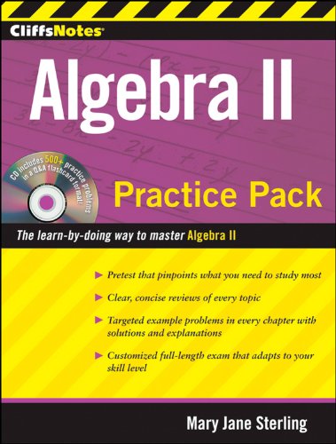 Stock image for CliffsNotes Algebra II Practice Pack (Cliffnotes) for sale by SecondSale
