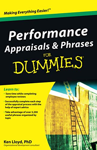 Beispielbild fr Performance Appraisals and Phrases for Dummies zum Verkauf von Better World Books