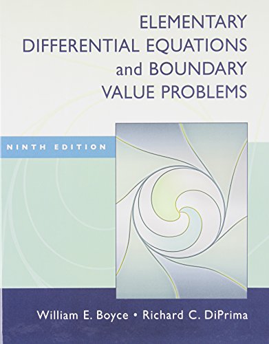 Elementary Differential Equations and Boundary Value Problems, Textbook and Student Solutions Manual Set (9780470498811) by Boyce, William E.; DiPrima, Richard C.