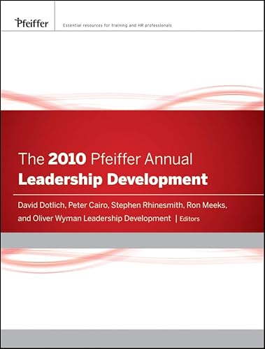 Stock image for THE 2010 PFEIFFER ANNUAL LEADERSHIP DEVELOPMENT for sale by Basi6 International