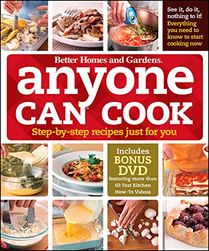 Stock image for Anyone Can Cook DVD Edition: Step-by-Step Recipes Just for You (Better Homes and Gardens Cooking) (Better Homes & Gardens Test Kitchen) for sale by SecondSale