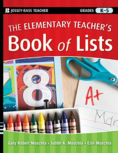 Stock image for The Elementary Teacher's Book of Lists for sale by HPB-Red