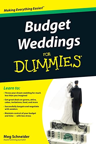 Beispielbild fr Budget Weddings For Dummies zum Verkauf von SecondSale