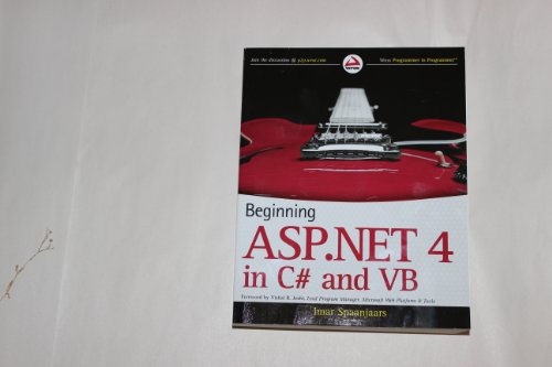 Beispielbild fr Beginning ASP. NET 4 : In C# and VB zum Verkauf von Better World Books