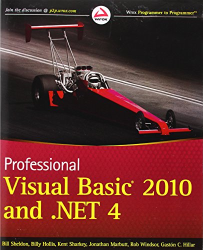 Imagen de archivo de Professional Visual Basic 2010 and . NET 4 a la venta por Better World Books