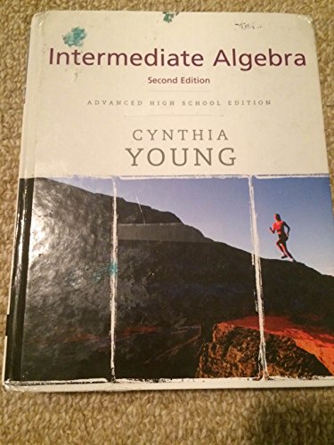 Imagen de archivo de Intermediate Algebra: Advanced High School Edition a la venta por ThriftBooks-Dallas