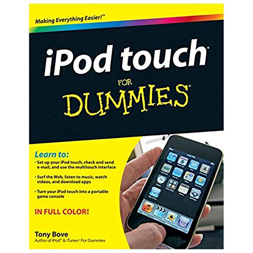 iPod touch For Dummies (9780470505304) by Bove, Tony