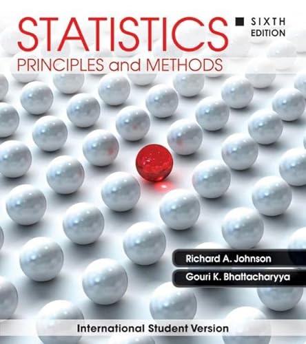 9780470505779: Statistics: Principles and Methods