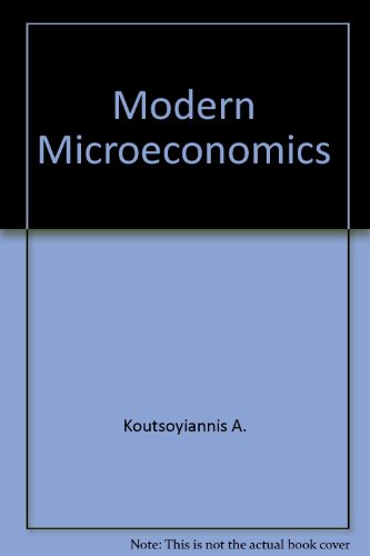 9780470505908: Modern Microeconomics